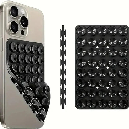 Silicone Suction Phone Holder – Wall Mount Bracket