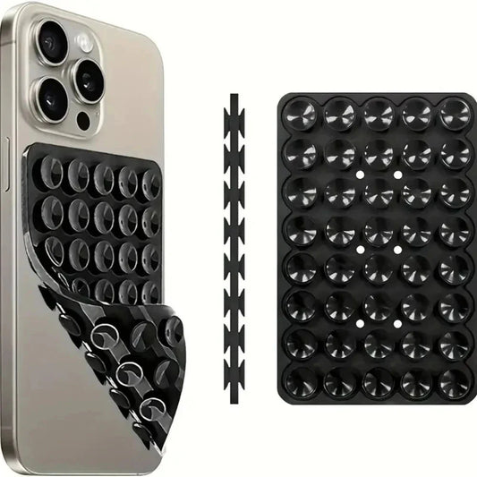 Silicone Suction Phone Holder – Wall Mount Bracket