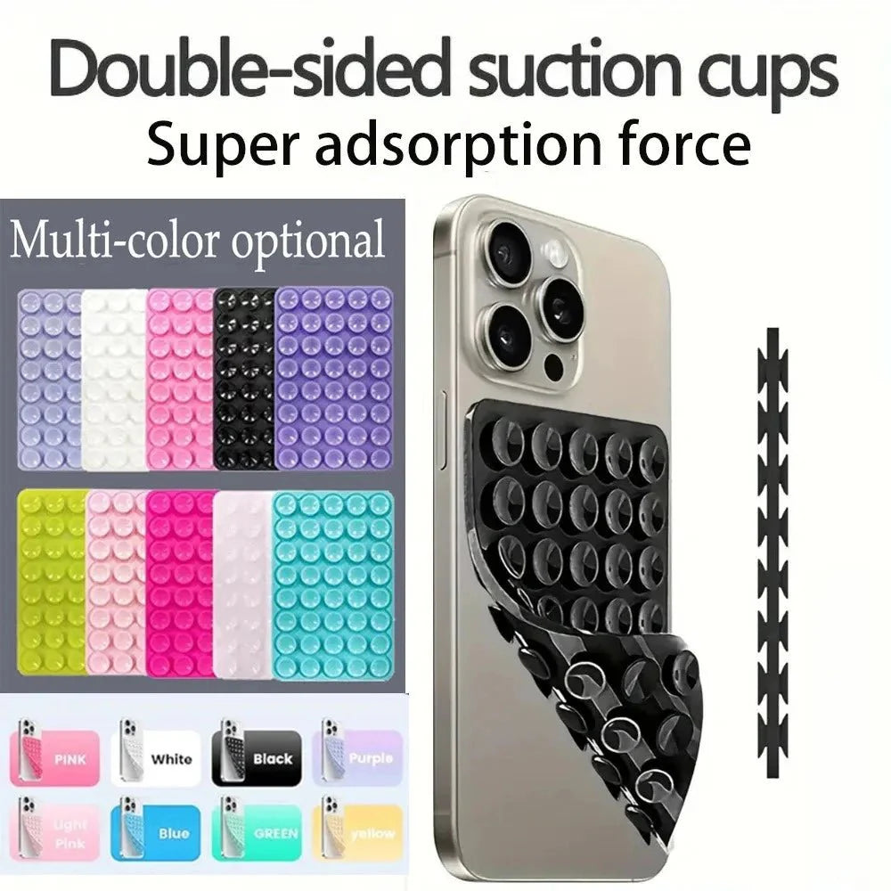 Silicone Suction Phone Holder – Wall Mount Bracket