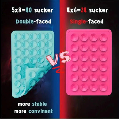 Silicone Suction Phone Holder – Wall Mount Bracket
