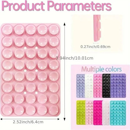 Silicone Suction Phone Holder – Wall Mount Bracket