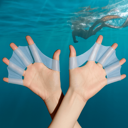 Silicone Swimming Hand Fins | Training Paddles for Adults and Children