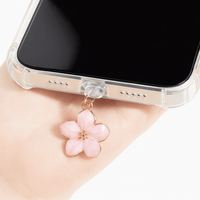 Simple Flowers Phone Dust Plug – Decorative Charging Port Pendant