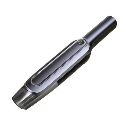 Sleek Gray and Black Cordless Handheld Vacuum Cleaner