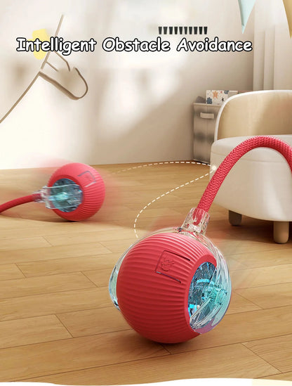 Smart Interactive Cat Ball – Automatic Rolling Rechargeable Toy