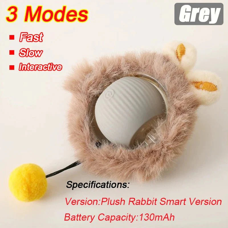 Smart Interactive Cat Ball – Automatic Rolling Rechargeable Toy