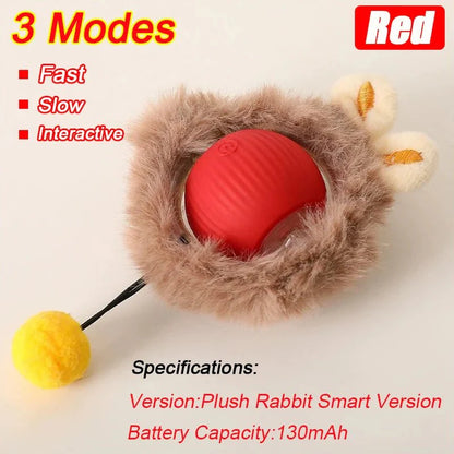 Smart Interactive Cat Ball – Automatic Rolling Rechargeable Toy