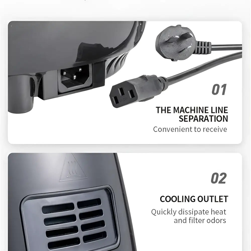 Friteuse à air tactile intelligente avec affichage numérique