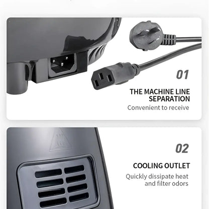 Friteuse à air tactile intelligente avec affichage numérique