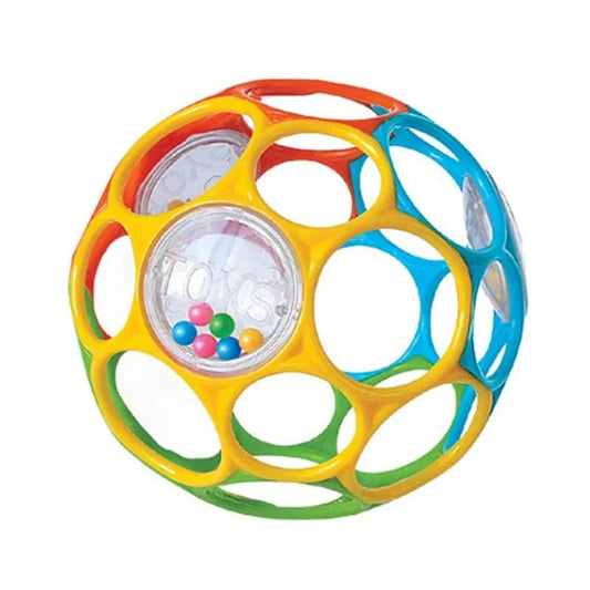 Soft Baby Grasping Rattle Ball – Sensory Development Toy