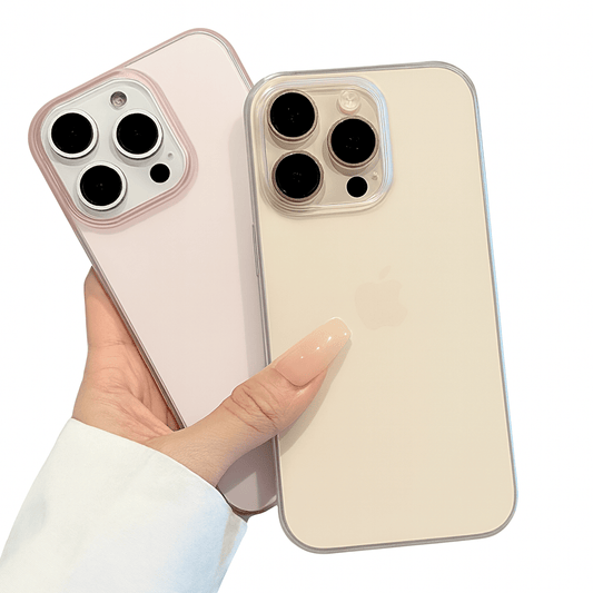 Soft Matte Candy Transparent Phone Case | Shockproof Silicone Bumper Cover for iPhone 11 to 16 Series