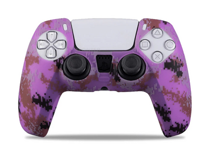 Soft Silicone Controller Cover for PS5 | Anti-Slip Protective Case with Camouflage Design