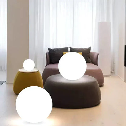 Modern PE Globe Outdoor Garden Light | Rechargeable 16 Color LED Outdoor Lamp