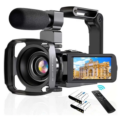 Standard Black English 2.7K HD Digital Camcorder DV06S