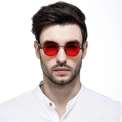 Steampunk Round Sunglasses | Vintage Gothic UV Protection Shades