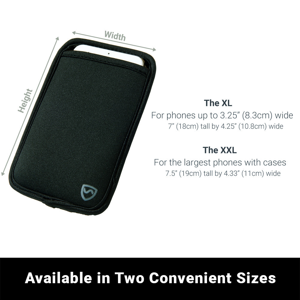 Pochette pour téléphone SYB – Étui de protection anti-ondes électromagnétiques pour téléphone | Bloque jusqu'à 99 % des radiations