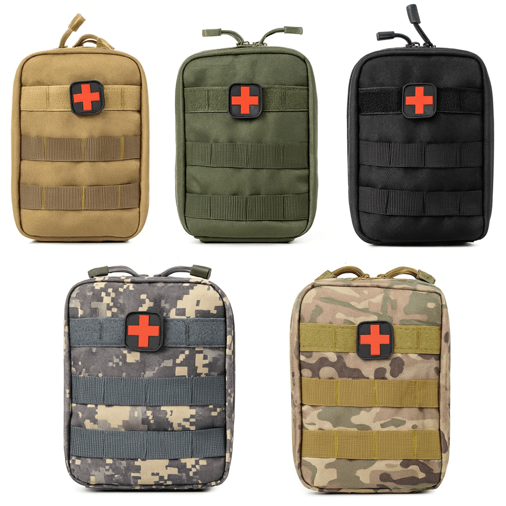 Tactical First Aid Kit Bag | Large Outdoor Survival Pouch