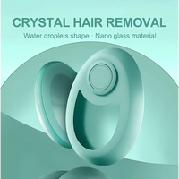 Teal Nano Glass Crystal Hair Eraser Removal Tool
