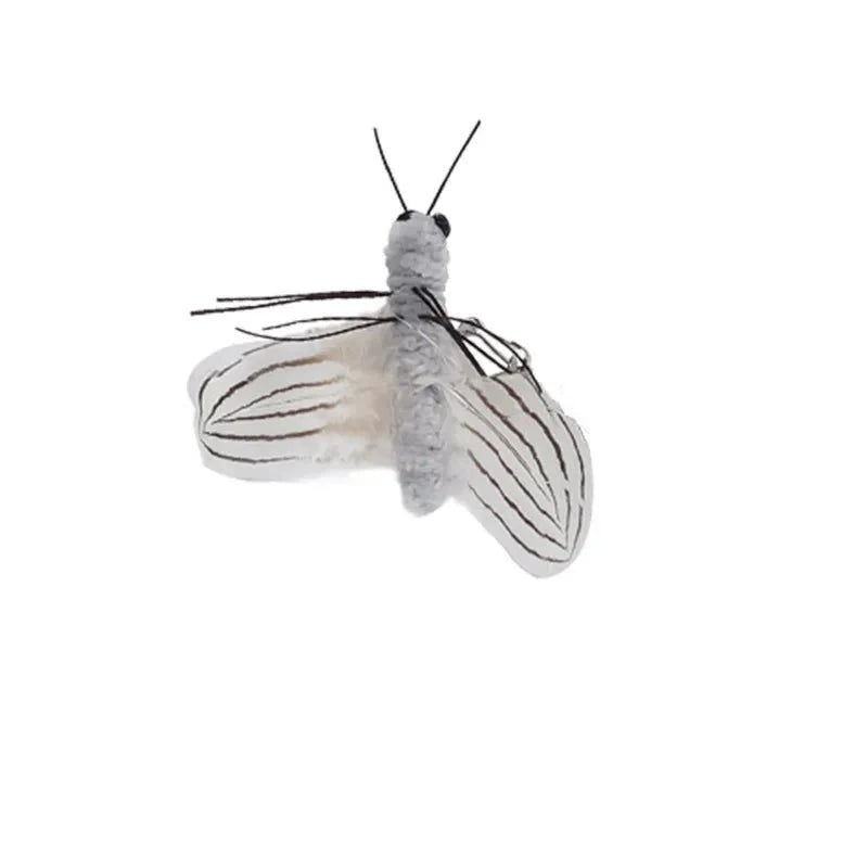 Teasing Cat Toy – Dragonfly Feather Wand with Optional Stick