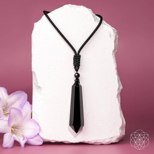 El talismán de protección de obsidiana negra