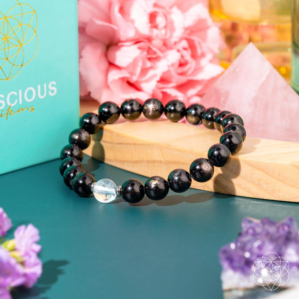 Le bracelet de manifestation millionnaire en hypersthène