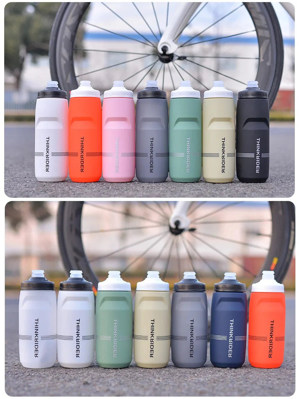 Bicycle Water Bottle – 620ml or 750ml Leak-Proof Sports Bottle
