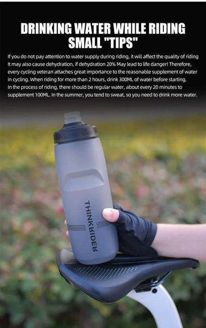 Bicycle Water Bottle – 620ml or 750ml Leak-Proof Sports Bottle