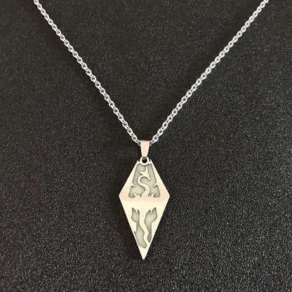 Titanium Steel Luminous Necklace Couple Jewelry