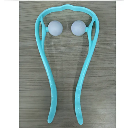 Turquoise Six Wheel Neck Massager Massage Relieve Tool