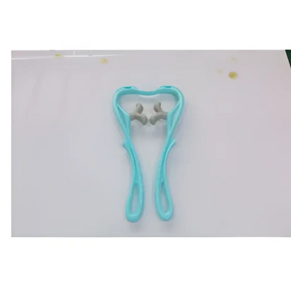 Turquoise Six Wheel Neck Massager Massage Relieve Tool