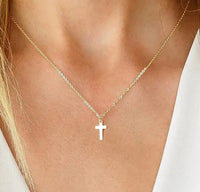 18K Gold Plated Cross Necklace