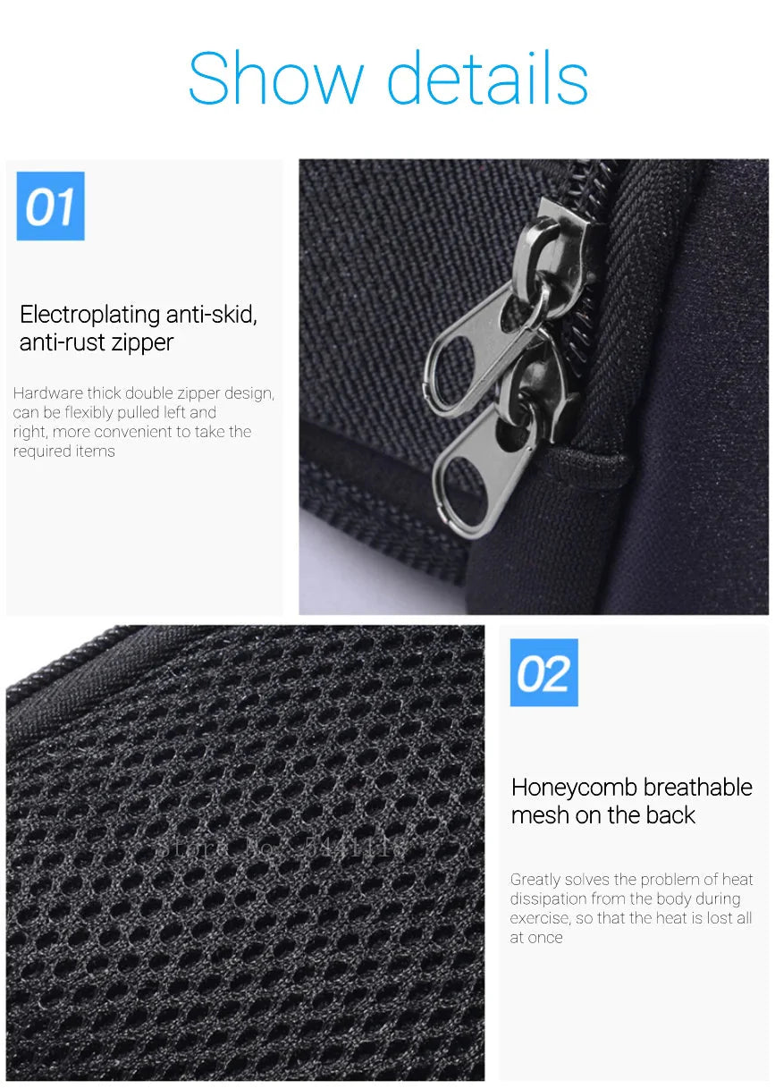 Unisex Waterproof Running Waist Bag