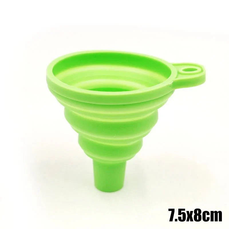 Entonnoir pliable universel en silicone