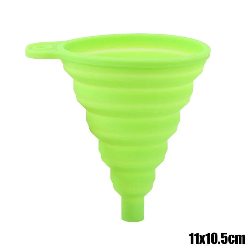Entonnoir pliable universel en silicone