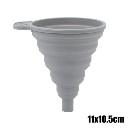 Entonnoir pliable universel en silicone