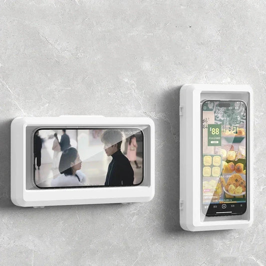 Support mural universel étanche pour téléphone de douche – Étui anti-buée