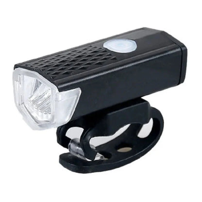 USB Rechargeable Bicycle LED Light Set – Front and Rear Lights for Riding Safety