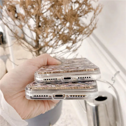 Liquid Quicksand Glitter iPhone Case – Flowing Sand TPU Cover