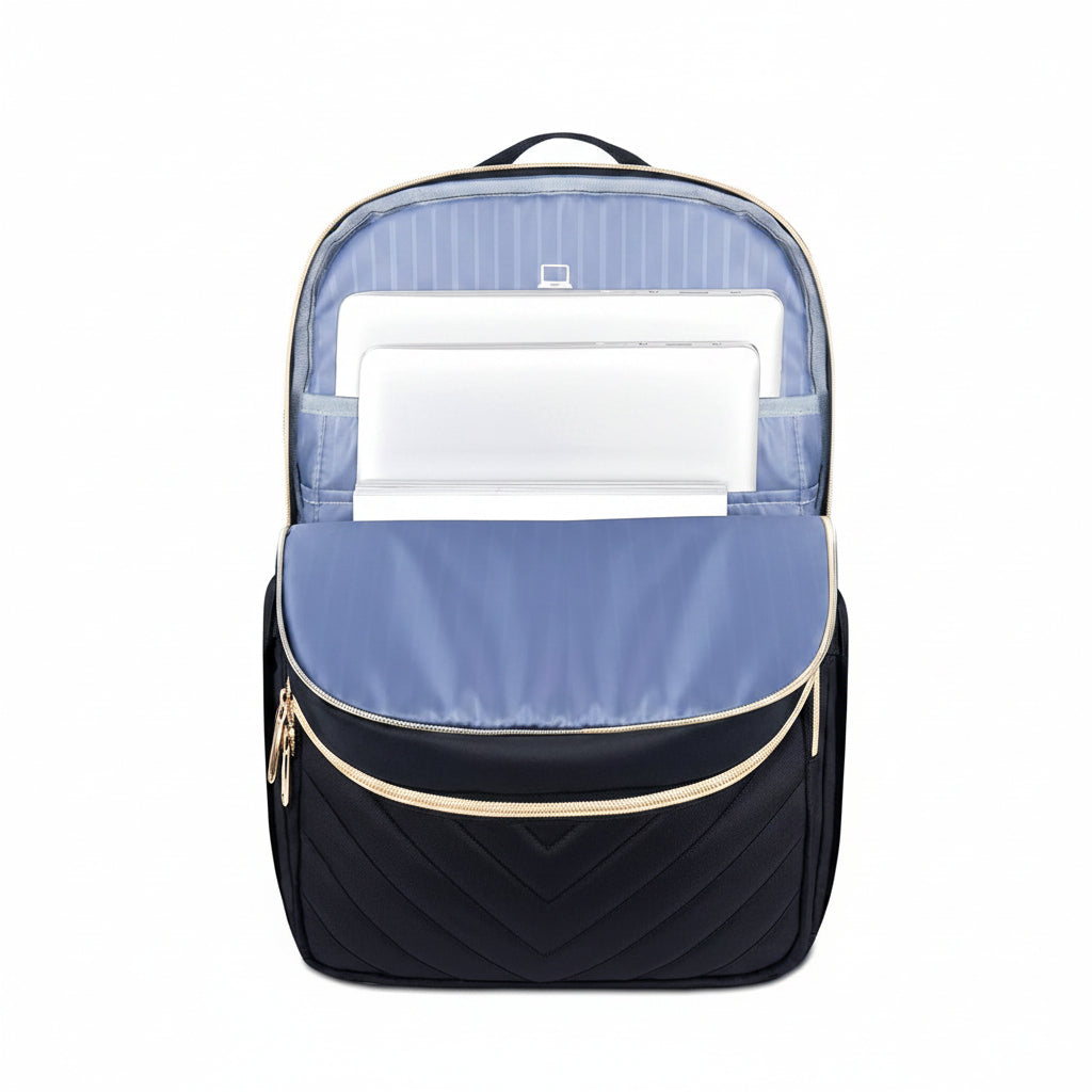 Waterproof Laptop Backpack 15.6 Inch with USB Charging Port Travel Bag