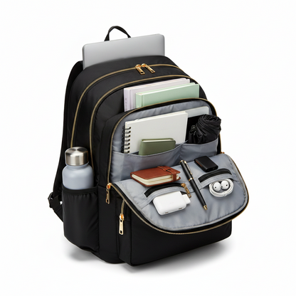 Waterproof Laptop Backpack 15.6 Inch with USB Charging Port Travel Bag
