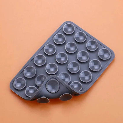 Double-Sided Silicone Phone Wall Mount – 2-Pack Suction Grip