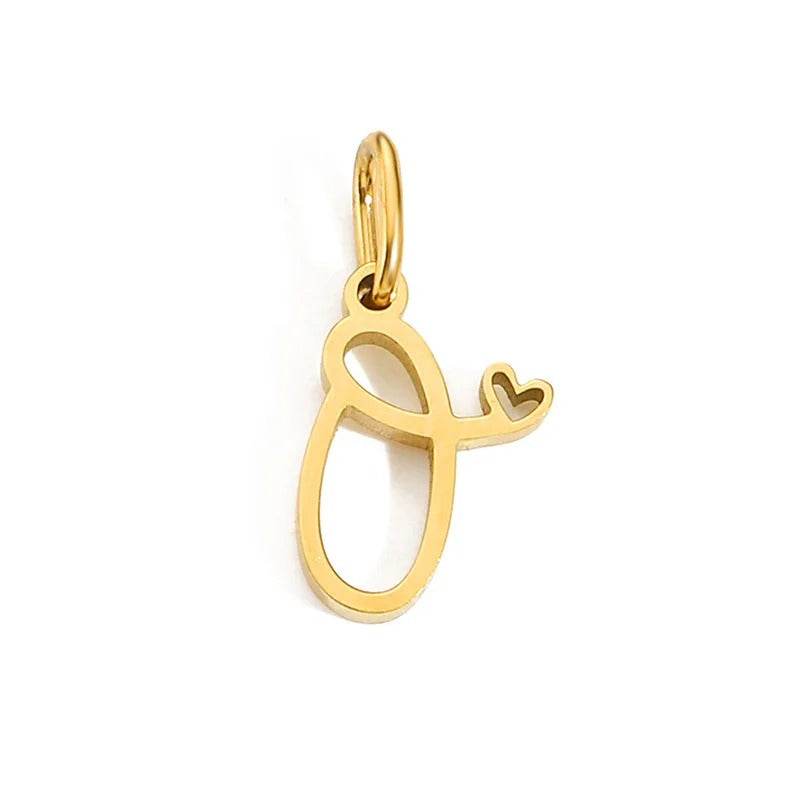 Gold Letter Pendant Necklace for Women – A-Z Alphabet Zircon Crystal Choker, Snake Chain Jewelry Gift