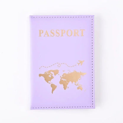 RFID Vintage PU Leather Passport Holder – Multi-Function Travel Wallet