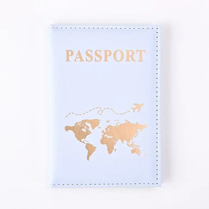 RFID Vintage PU Leather Passport Holder – Multi-Function Travel Wallet