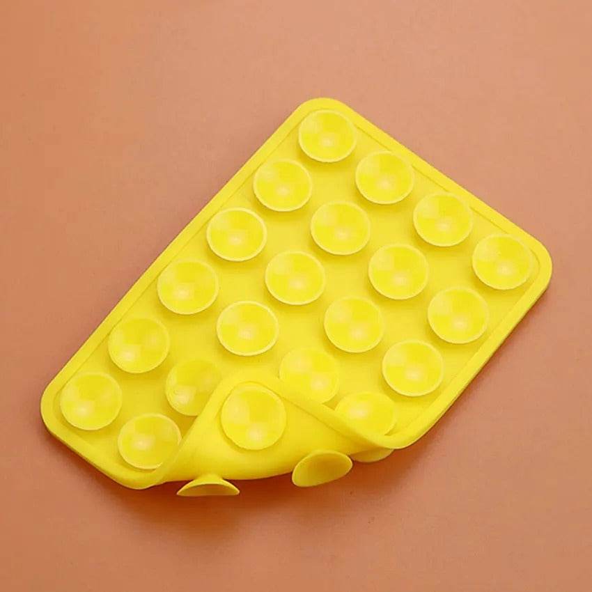 Double-Sided Silicone Phone Wall Mount – 2-Pack Suction Grip