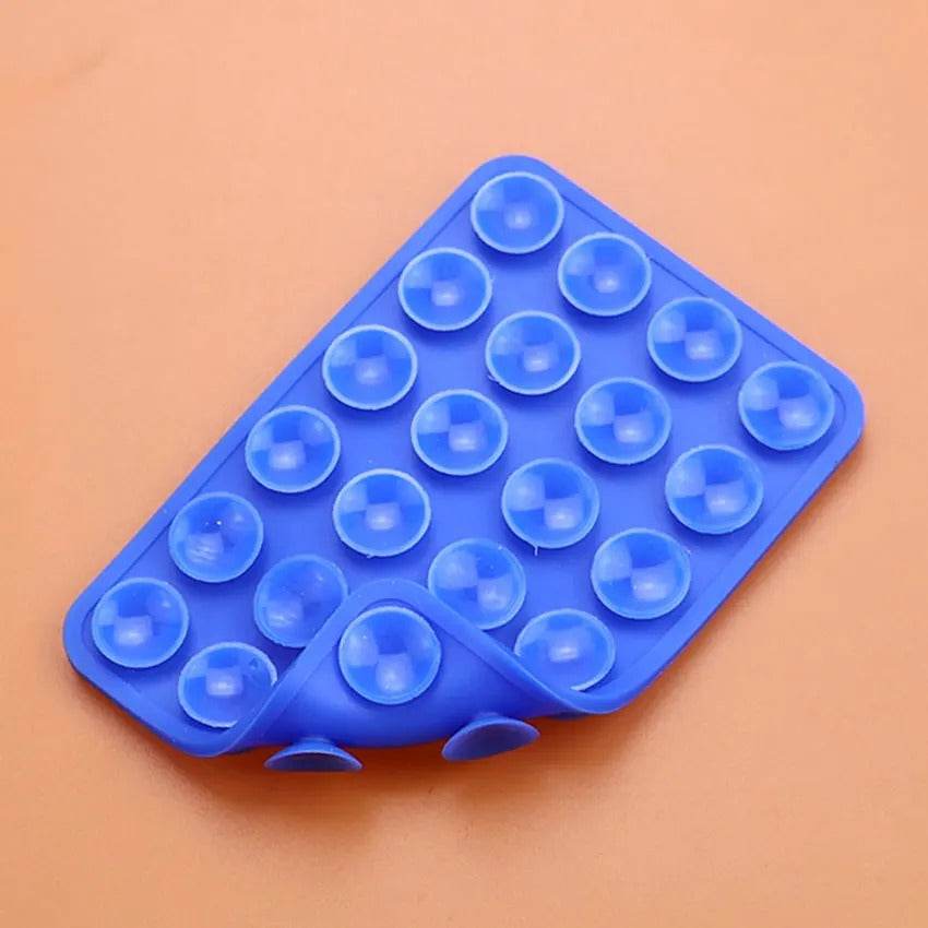Double-Sided Silicone Phone Wall Mount – 2-Pack Suction Grip