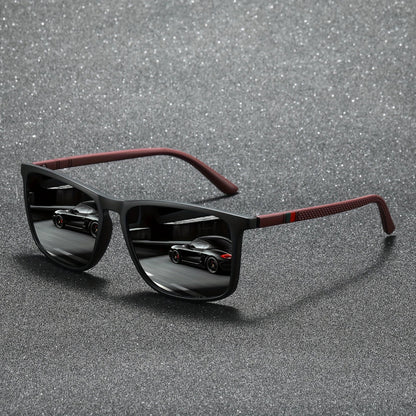 Square Polarized Sunglasses – UV protection Anti-Glare Mirror Shades
