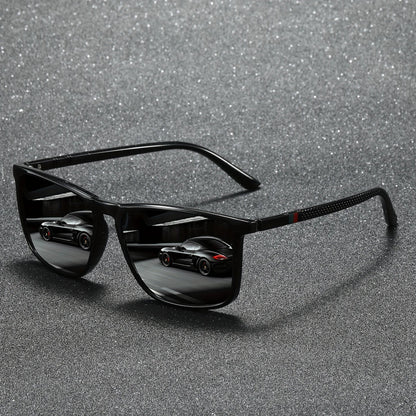 Square Polarized Sunglasses – UV protection Anti-Glare Mirror Shades