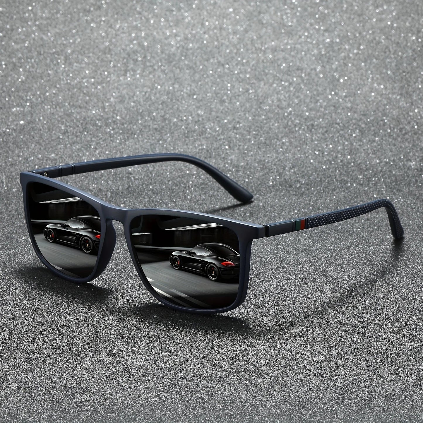 Square Polarized Sunglasses – UV protection Anti-Glare Mirror Shades