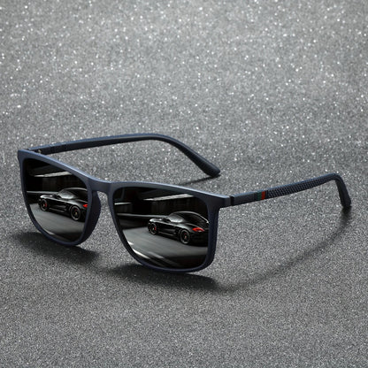 Square Polarized Sunglasses – UV protection Anti-Glare Mirror Shades